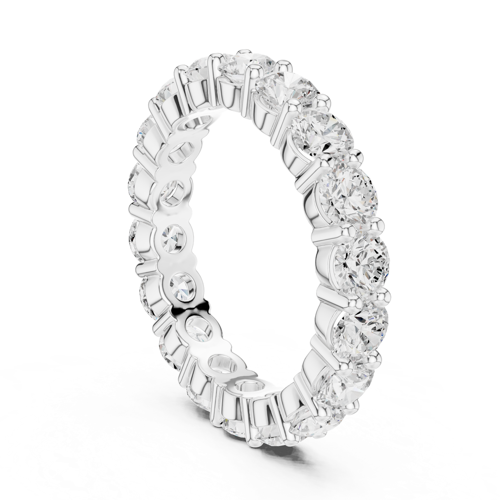 Gold Ring DDLR-691, White Gold, view 1