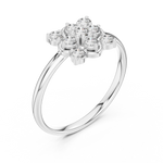 Gold Ring 1 (354), White Gold, view 2