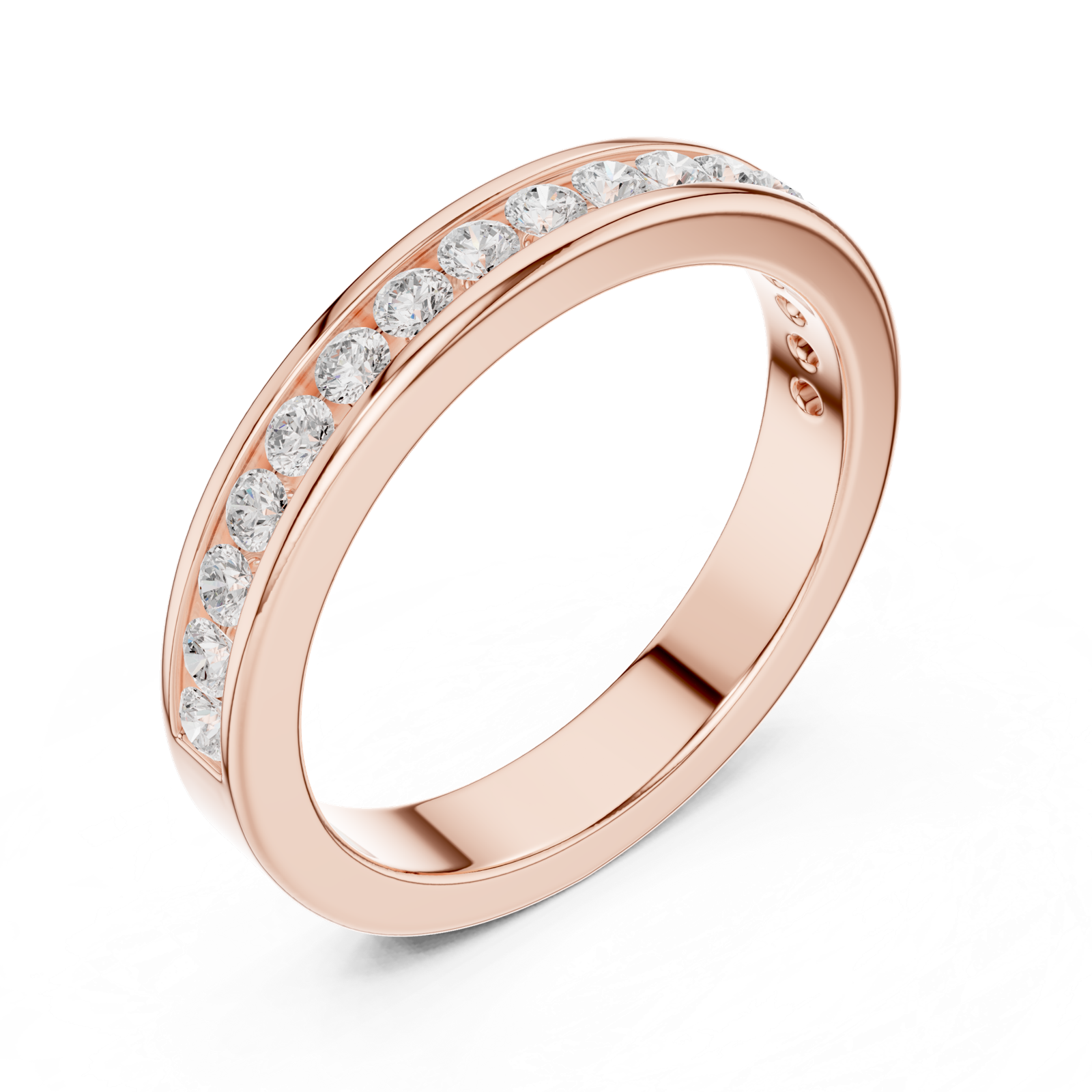 Gold Ring DDLR-437, Rose Gold, view 2