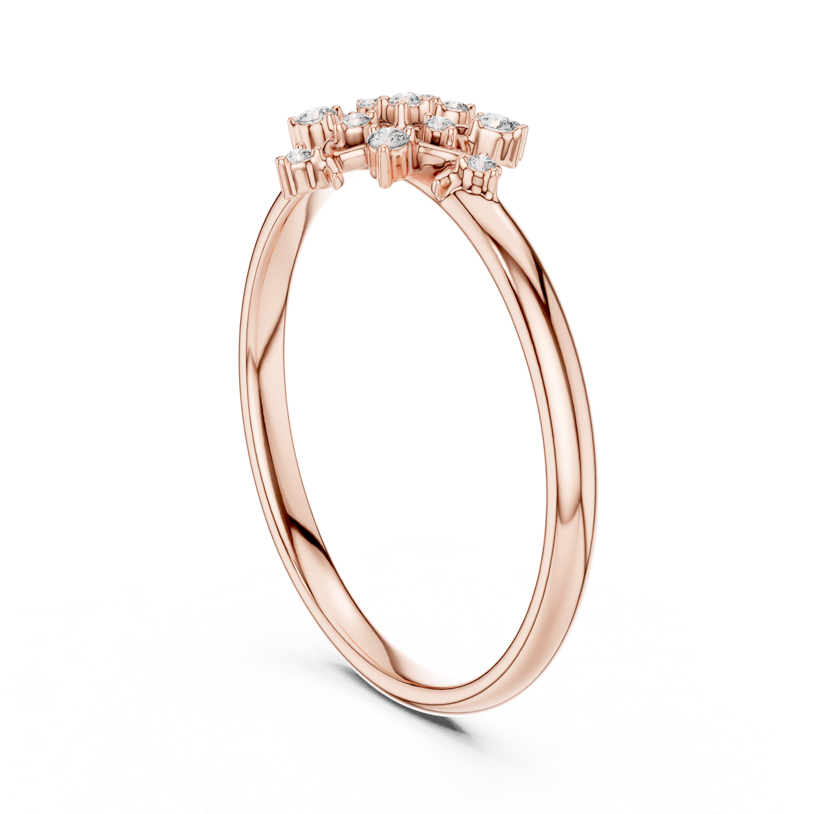 Gold Ring 1 (391), Rose Gold, view 1