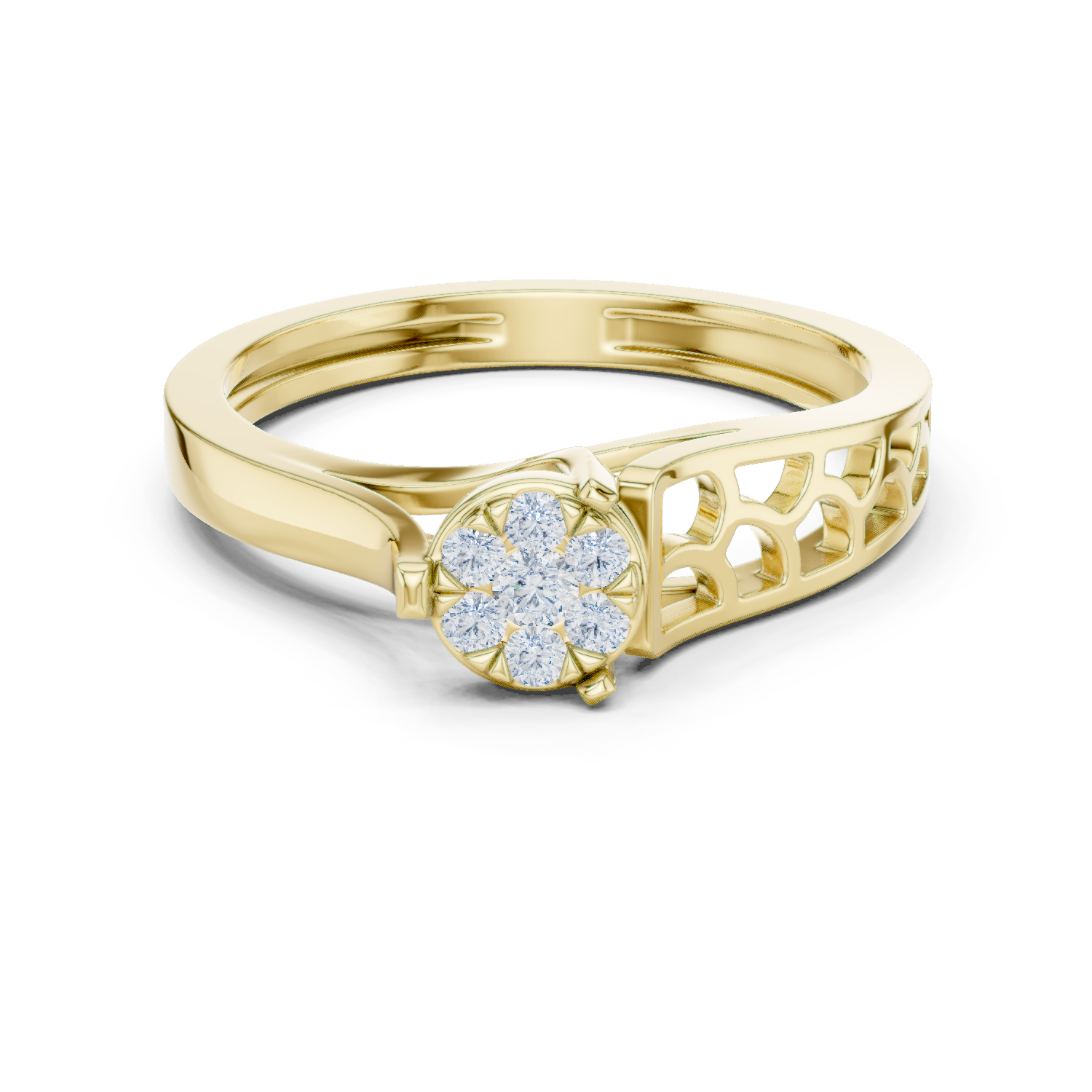 Gold Ring DDLR-824, Yellow Gold