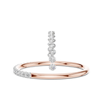 Gold Ring 12-10057@L, Rose Gold, view 3