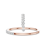 Gold Ring 12-10057@L, Rose Gold, view 3