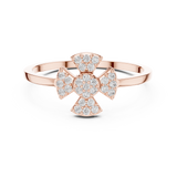Gold Ring DR-6320, Rose Gold, view 4