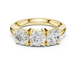 Gold Ring DDLR-612, Yellow Gold, view 4