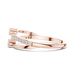 Gold Ring HLR-254, Rose Gold, view 3