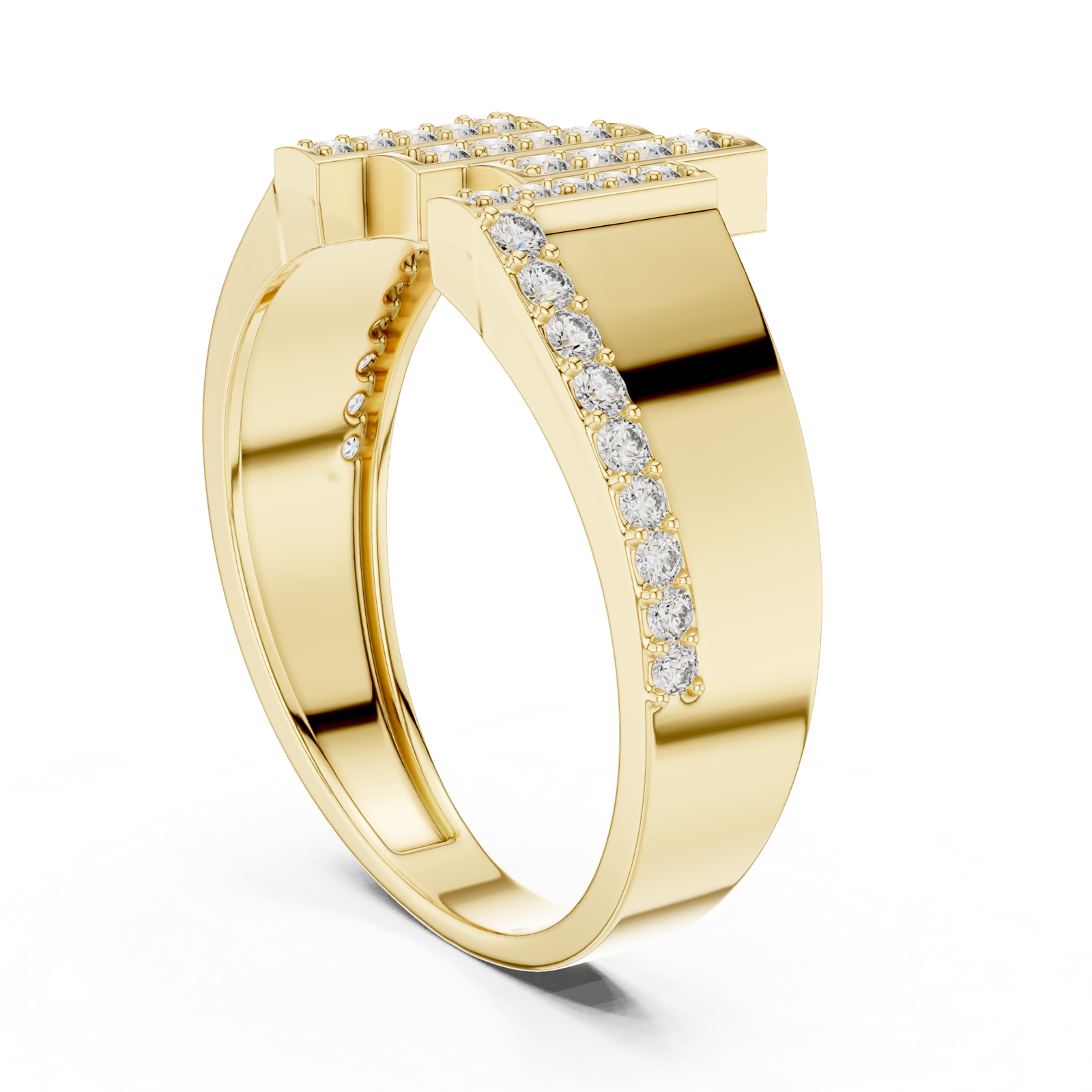 Gold Ring LR-01 (28), Yellow Gold