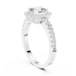 Gold Ring DDLR-765, White Gold, view 1