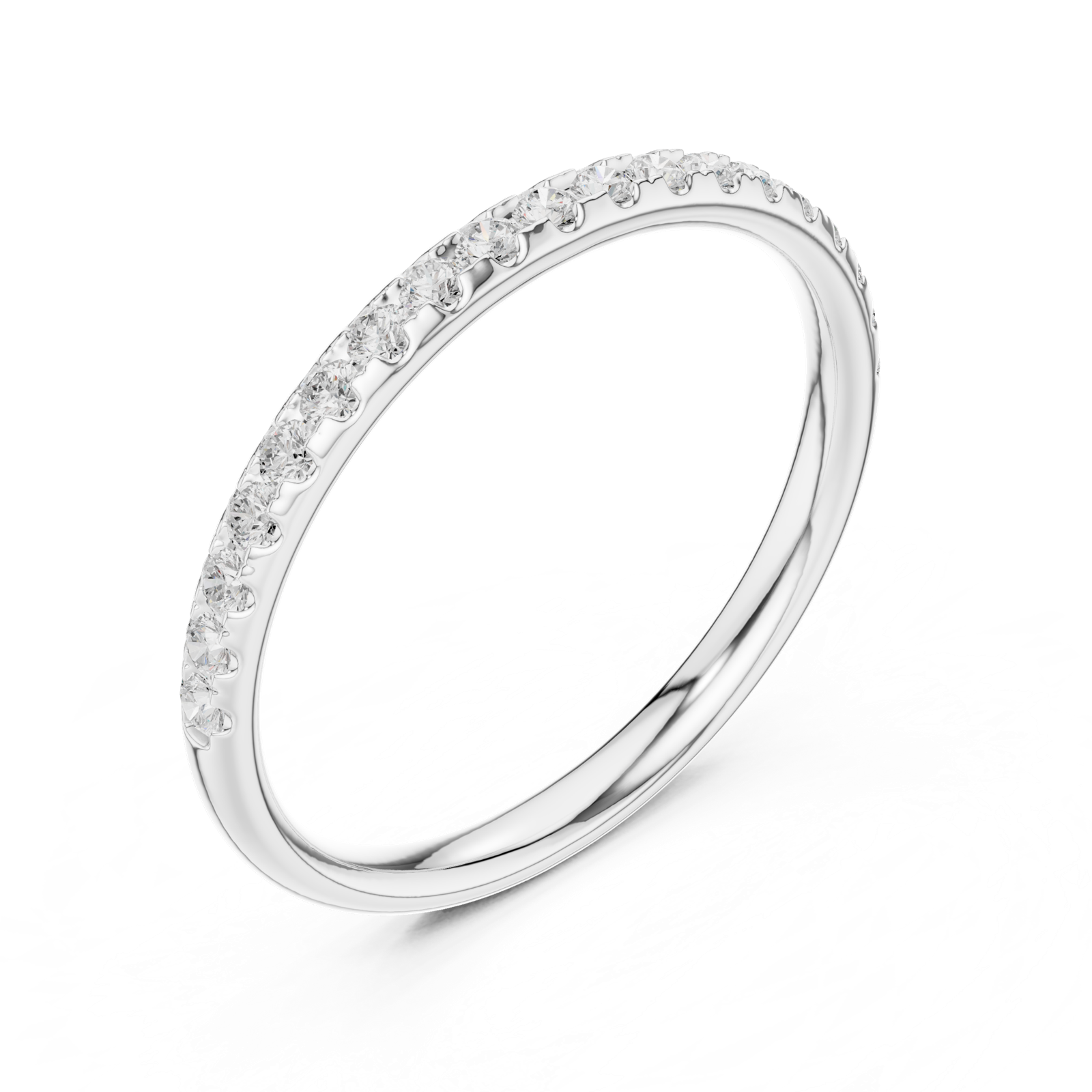 Gold Ring DDLR-793, White Gold, view 2