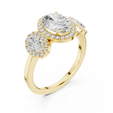 Gold Ring DDLR-1062, Yellow Gold, view 2
