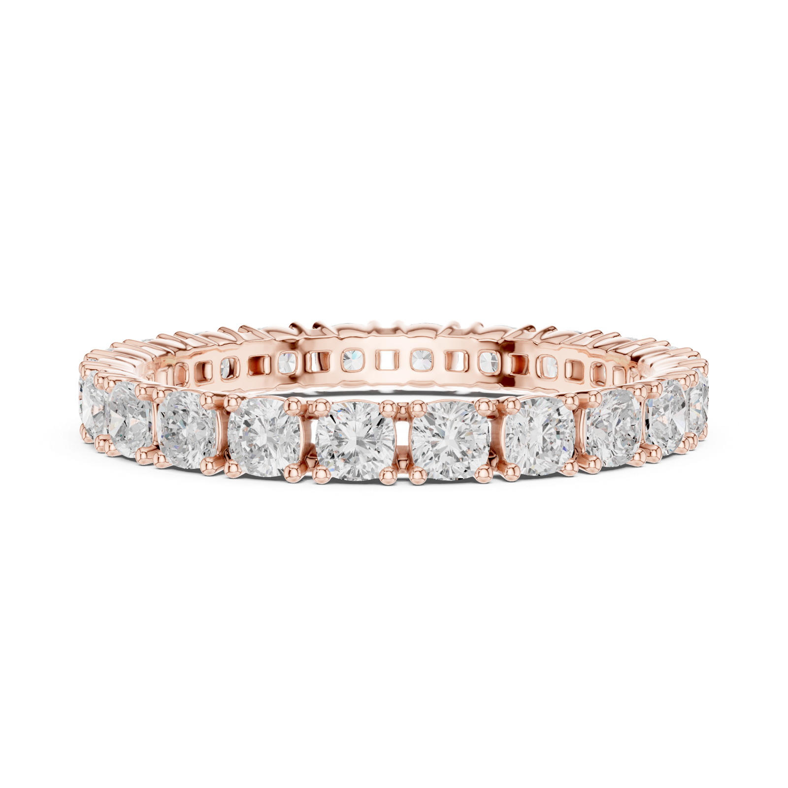 Gold Ring DDLR-623, Rose Gold, view 3