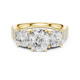 Gold Ring DDLR-716, Yellow Gold, view 4