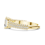 Gold Ring DDLR-1107, Yellow Gold, view 3