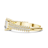 Gold Ring DDLR-1107, Yellow Gold, view 3