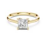 Gold Ring DDLR-800, Yellow Gold, view 4