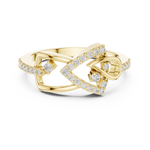 Gold Ring LR-01 (56), Yellow Gold, view 4