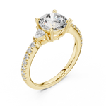 Gold Ring DDLR-037, Yellow Gold, view 2