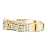 Gold Ring DDLR-528, Yellow Gold, view 3