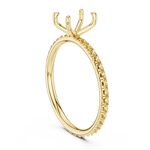 Gold Jewelry L36-15, Radiant center stone, Yellow Gold, view 1