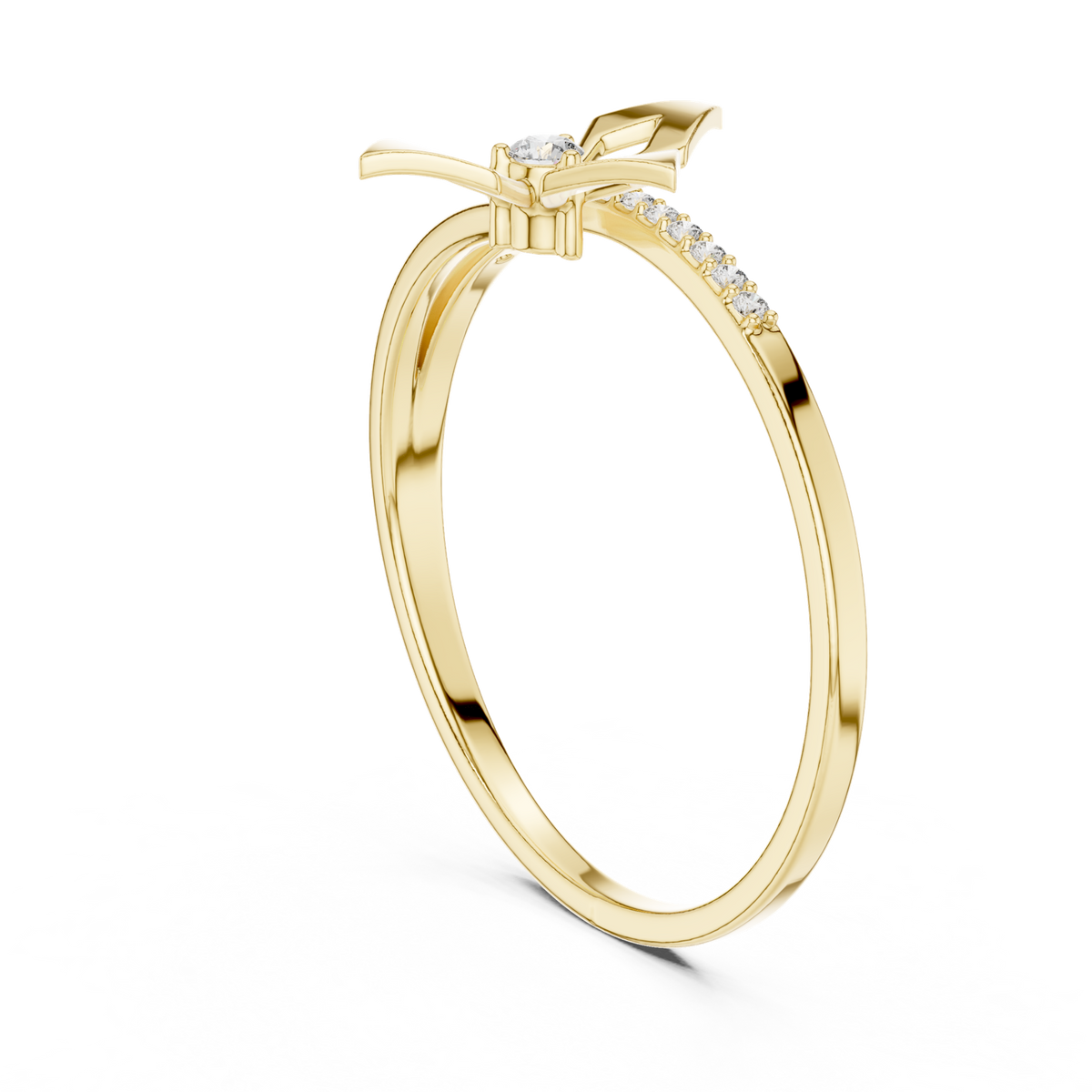 Gold Ring 1 (154), Yellow Gold, view 1