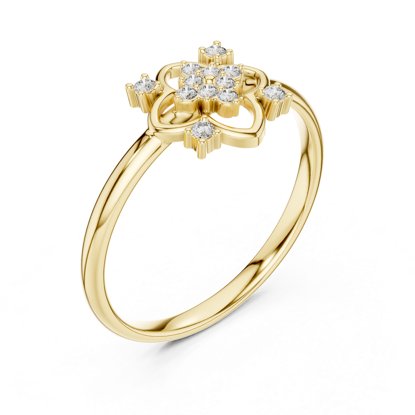 Gold Ring 1 (343), Yellow Gold, view 2