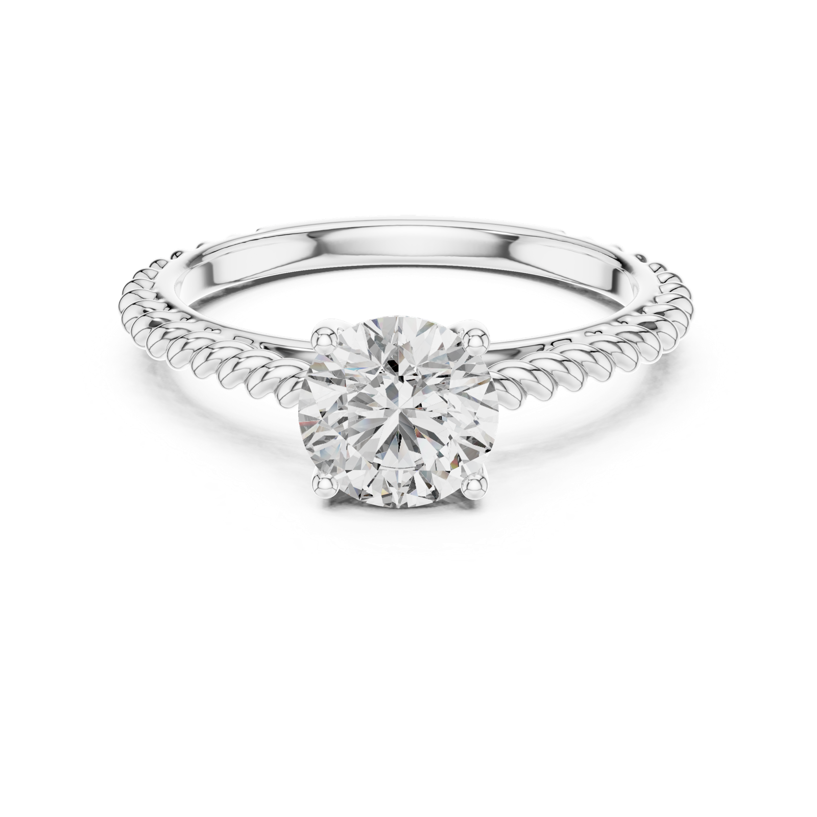Gold Ring LR-0011, White Gold