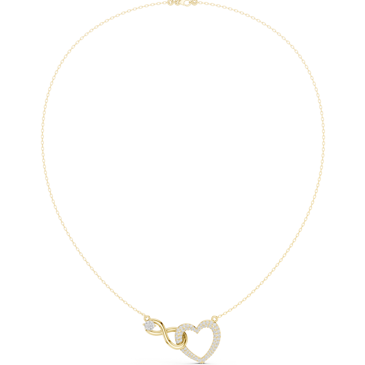 Gold Necklace SBWN (18), Yellow Gold, view 4
