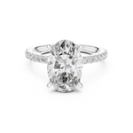 Gold Ring DDLR-171, White Gold, view 4