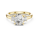 Gold Ring DDLR-869, Yellow Gold, view 4