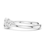 Gold Ring DDLR-724, White Gold, view 3