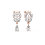 Gold Earrings AGDER-276, Rose Gold