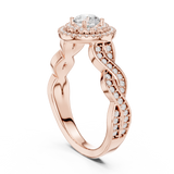 Gold Ring LR-0258, Rose Gold, view 1