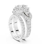 Gold Ring DDLR-298, White Gold, view 1