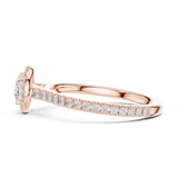 Gold Ring LR-0224, Rose Gold, view 3