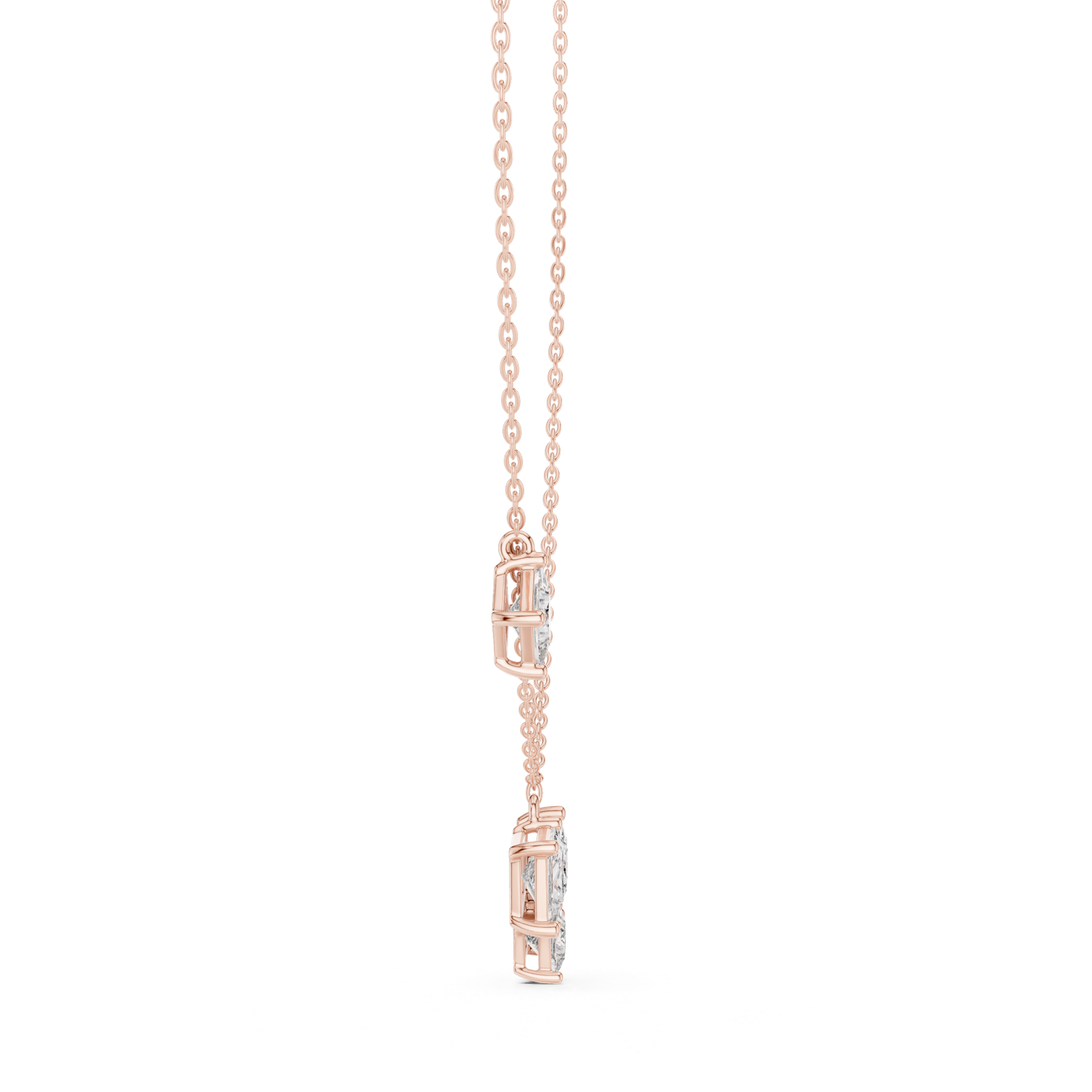 Gold Pendant GPD-0024, Rose Gold, view 3
