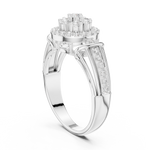 Gold Ring DDLR-762, White Gold, view 1