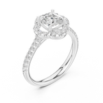 Gold Ring DDLR-535, White Gold, view 2