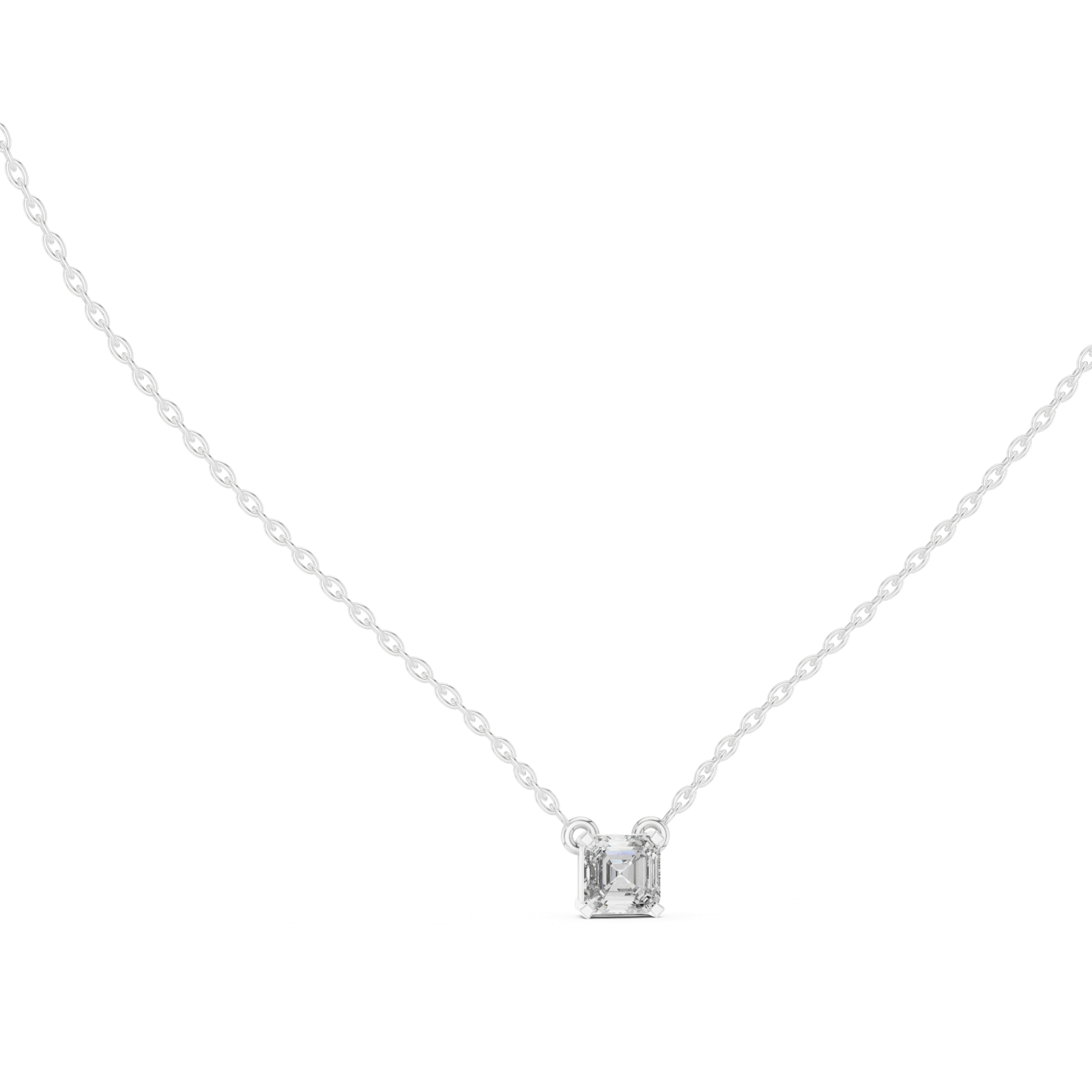 Gold Pendant GPD-0003, White Gold, view 1