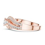Gold Ring LR-0292, Rose Gold, view 3