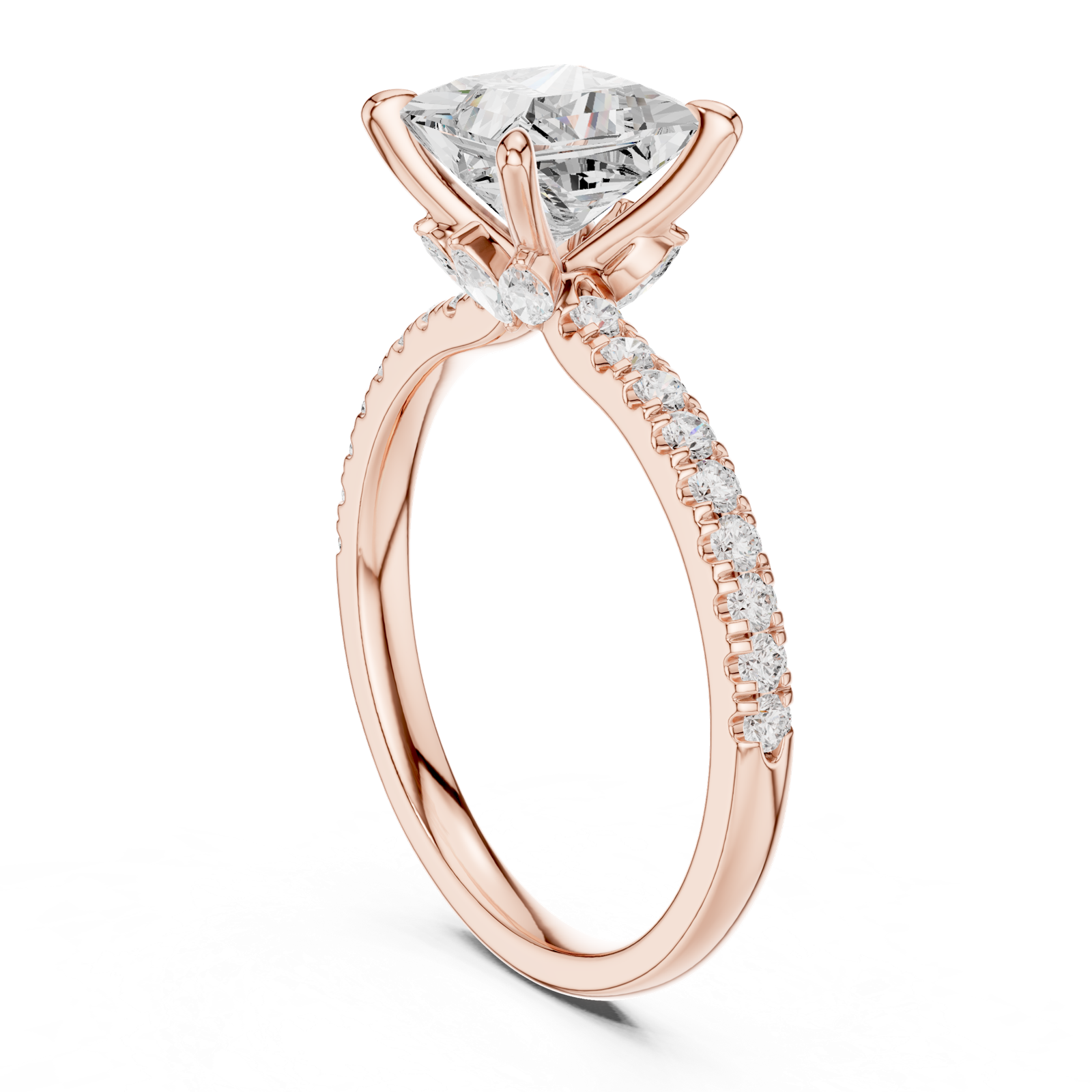 Gold Ring DDLR-1014, Rose Gold