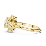 Gold Ring DDLR-687, Yellow Gold, view 3