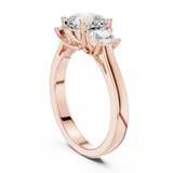 Gold Ring DDLR-265, Rose Gold, view 1