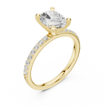 Gold Ring DDLR-888, Yellow Gold, view 2