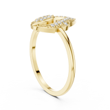 Gold Ring DR-3430, Yellow Gold, view 1