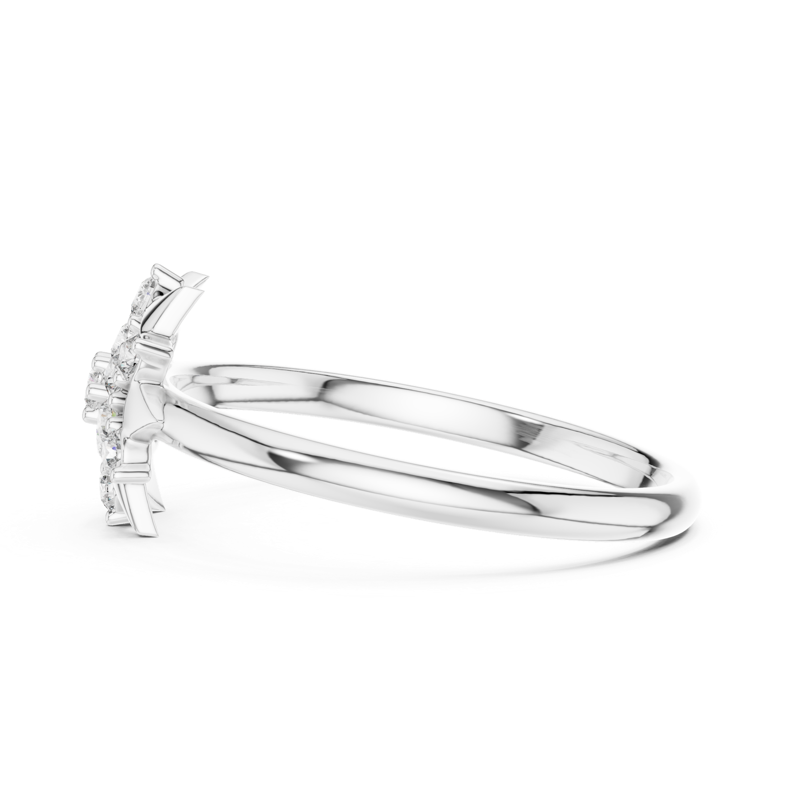 Gold Ring 1 (288), White Gold, view 3