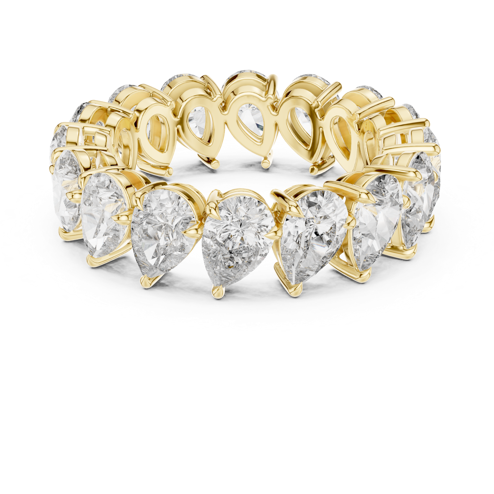Gold Ring DDLR-220, Yellow Gold, view 4