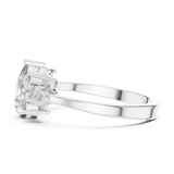 Gold Ring AVBLR-132, White Gold, view 3