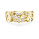 Gold Ring LR-01 (32), Yellow Gold, view 4