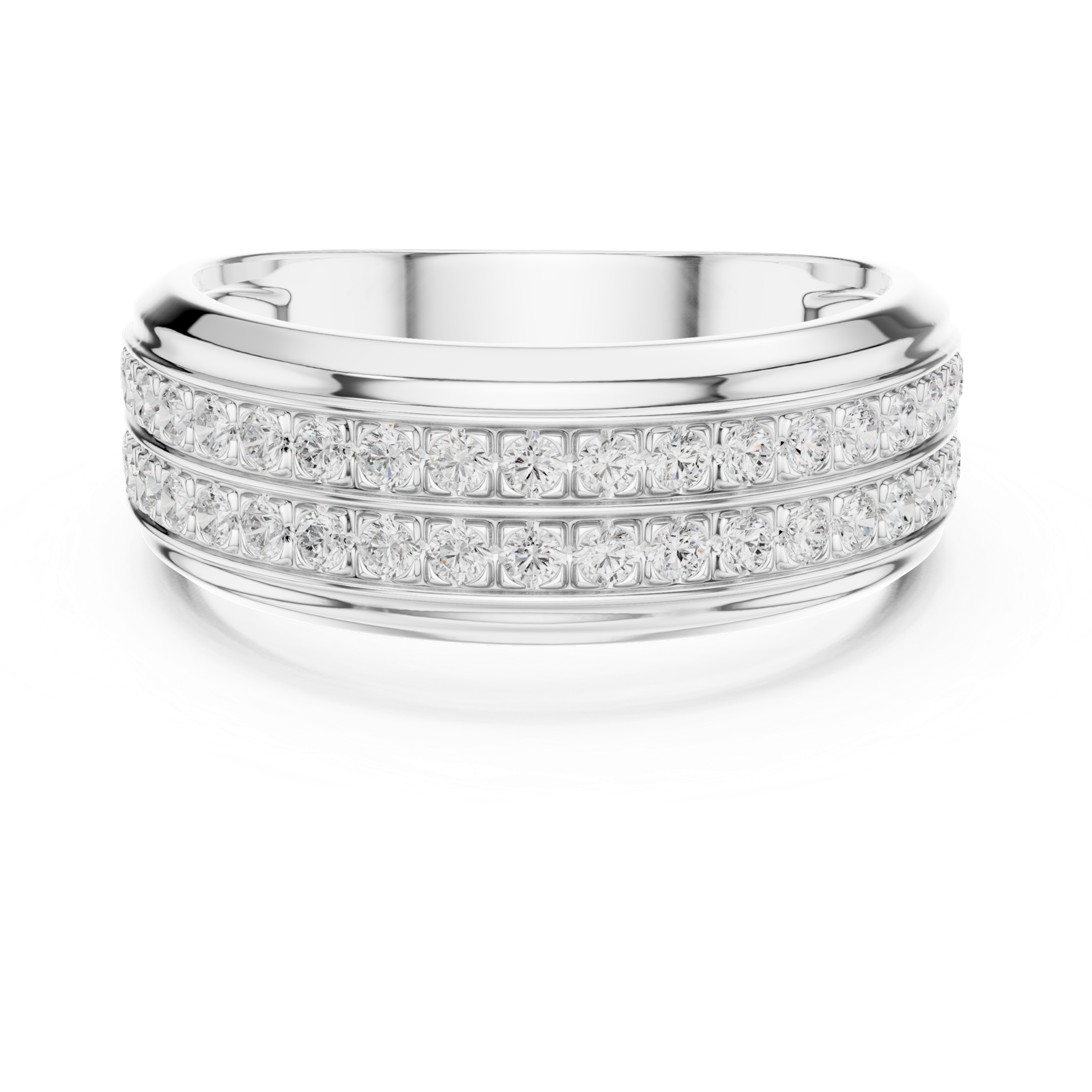 Gold Ring SBMR(8), White Gold, view 4