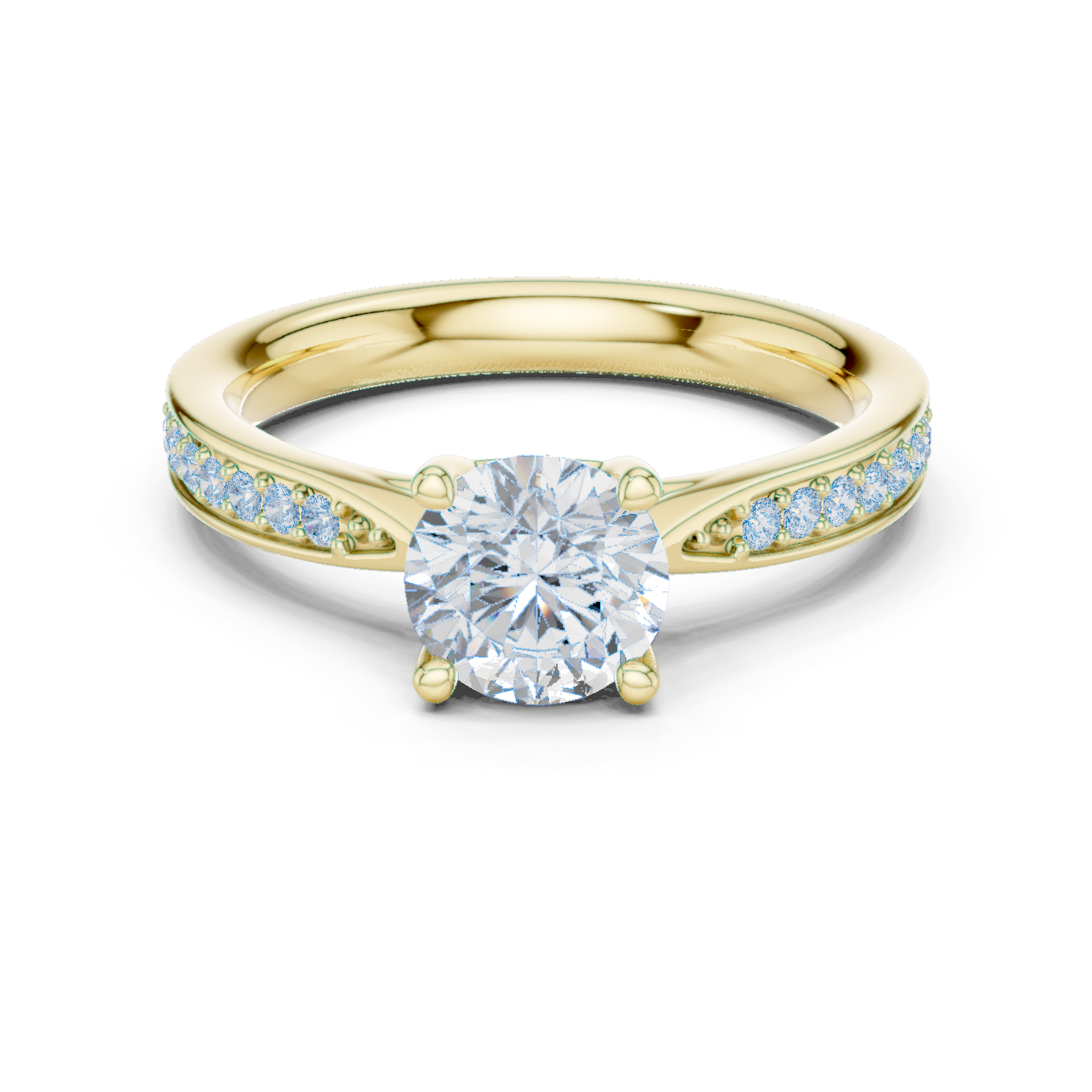Gold Ring DDLR-679, Yellow Gold